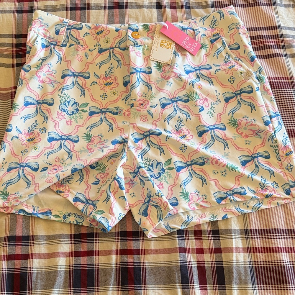 NWT Simply Southern, Bows and floral Print Women's Shorts
